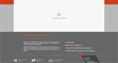 Desktop Screenshot of cimaingenieria.cl